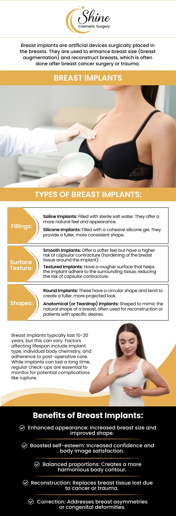 Dr. Daniel H. Lin at Shine Cosmetic Surgery believes that understanding the average lifespan of breast implants is essential for ensuring your long-term health and aesthetic satisfaction. While modern devices are designed to be incredibly durable, it is important to recognize the common signs that indicate it might be time for breast implant replacement or revision surgery. By learning the best practices for maintaining your breast augmentation results over the years, you can safely and confidently enjoy your beautiful, enhanced silhouette. For more information, contact us or request an appointment online. We are conveniently located at 2707 E Valley Blvd Suite 115, West Covina, CA 91792.